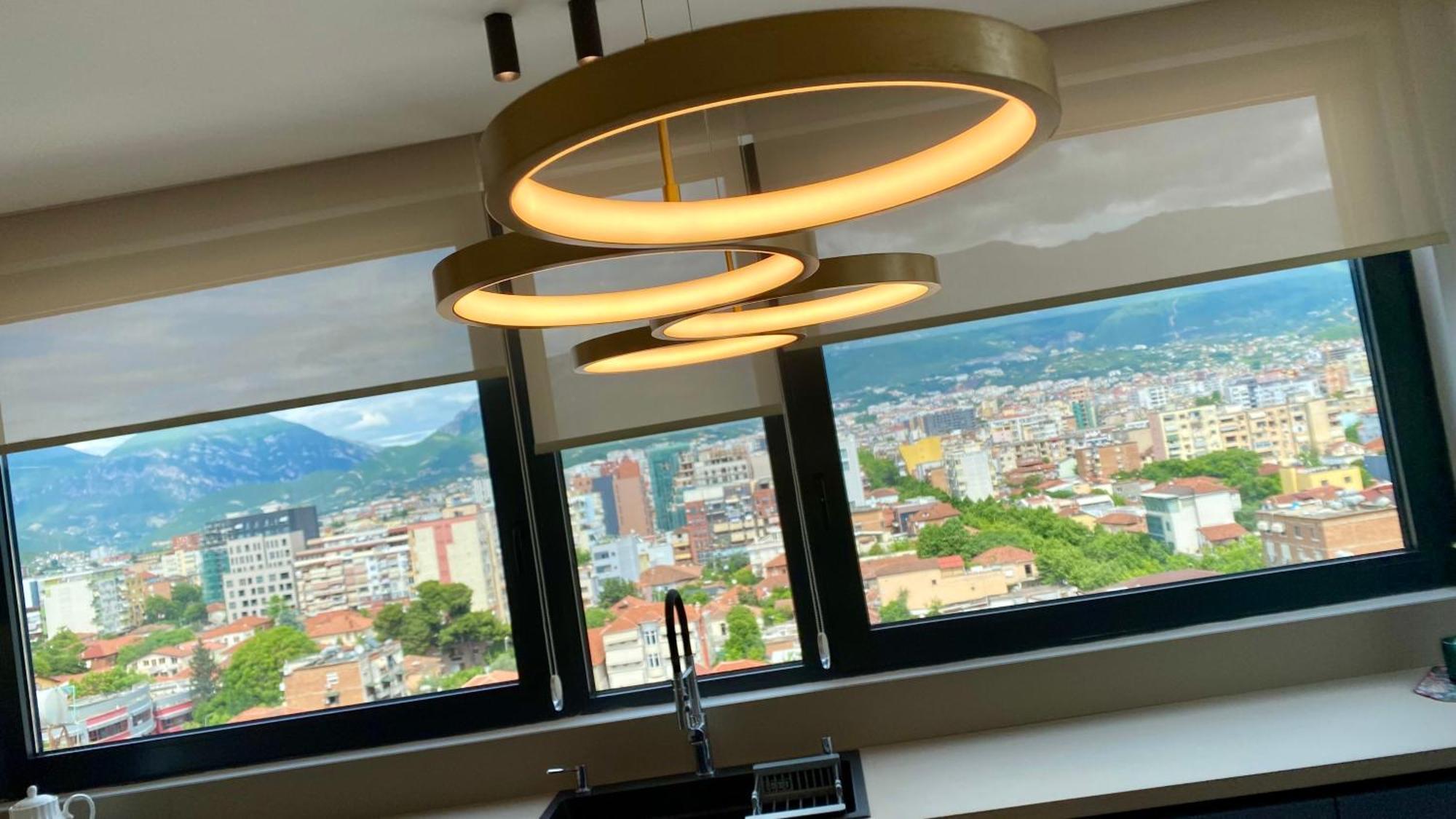 "Superattico" - Central Tirana Gorgeous Penthouse, Free Parking Kültér fotó