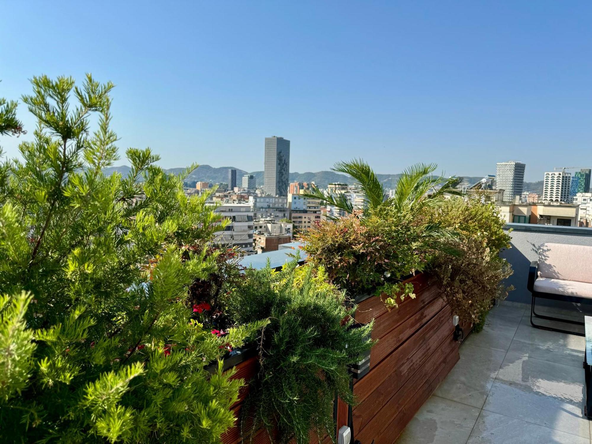 "Superattico" - Central Tirana Gorgeous Penthouse, Free Parking Kültér fotó